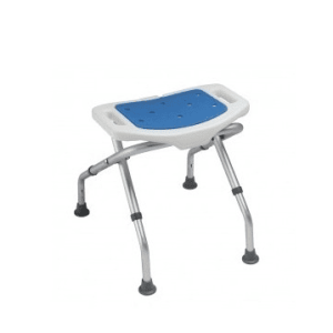 Banqueta "Blue Seat" | Aluminio y plástico | Plegable | Acolchado