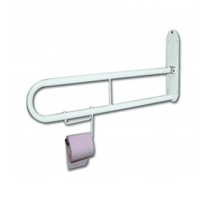 Barra abatible con porta rollo de papel | Hasta 120 kg